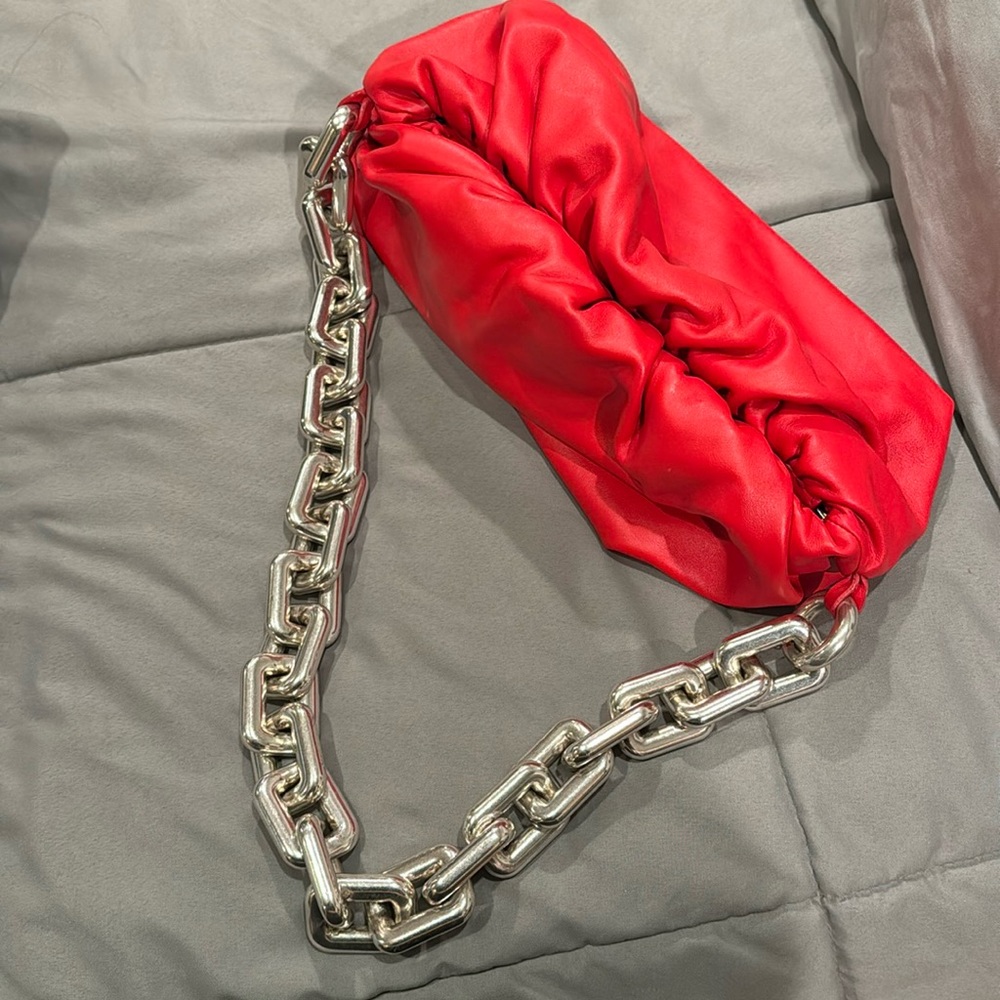 Bottega Veneta chain pouch leather handbag